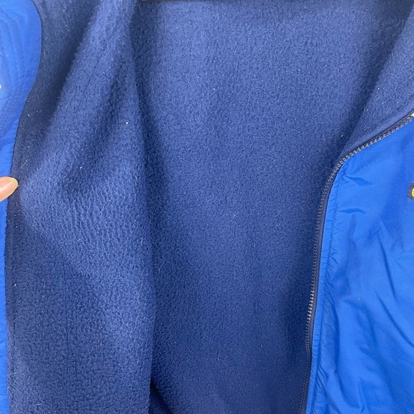 OshKosh Blue Lined Vintage Sleeveless Windbreaker Vest Mens Large GUC - Picture 4 of 10